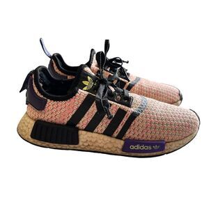 Adidas Ultra Boost Sneaker Men's 6 Neon Orange/Yellow Athletic Shoe